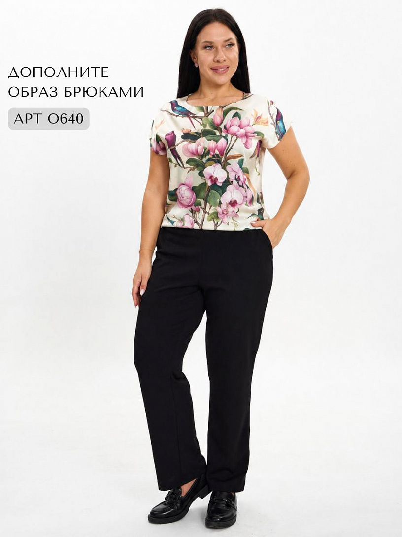Блуза "Base"_О17/колибри